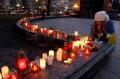 Lilin untuk demonstran anti Yanukovich