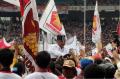 Dengan menunggang kuda, Prabowo hadiri kampanye di Stadion Utama GBK