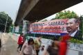 Spanduk Prabowo-Samad di Cikini