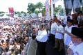 Ribuan Pendukung Banjiri Kampanye Prabowo di Palembang