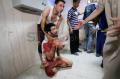 Berlumuran Darah Setelah Serangan Israel di Jalur Gaza