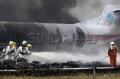 Evakuasi Kecelakaan Pesawat di Bandara Soetta