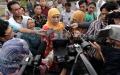 Mensos Naik Becak Motor Tinjau Kawasan Padat Penduduk Makassar