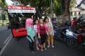 Peluncuran Perdana Bus Listrik di Surabaya