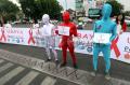 Peringatan Hari AIDS di Surabaya