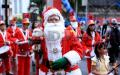 Parade Santa Claus Ramaikan Manado