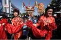 Kirab Budaya Meriahkan Cap Go Meh di Makassar