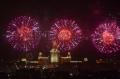 Kembang Api Perayaan Berakhirnya Perang Dunia II di Rusia