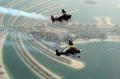 Manusia Jet Bermanuver di Langit Dubai