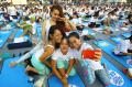 Yoga Bersama Serentak di Tiga Kota