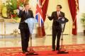Jokowi Terima PM Inggris di Istana Medeka