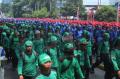 Ribuan Buruh Geruduk Istana Negara