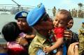 Tangis Haru Sambut Pasukan Perdamaian UNIFIL