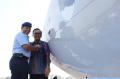 Garuda Serahkan Pesawat Boeing 737-500 ke TNI AU