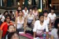 Senayan City Yoga Bersama Breast Cancer Survivors