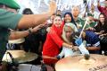 Drummer Kunto Hartono Pecahkan Rekor Gebuk Drum Selama 145 Jam