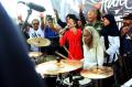 Drummer Kunto Hartono Pecahkan Rekor Gebuk Drum Selama 145 Jam