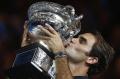 Kalahkan Nadal, Federer Juara Australia Open 2017