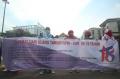 Buruh Gelar Unjuk Rasa di Kantor Gubernur Jateng