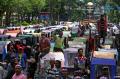 Ribuan Tukang Becak Motor di Medan Demo Tolak Angkutan Online
