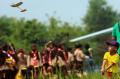 Ribuan Warga Palembang Antusias Sambut Kedatangan Jupiter Aerobatic Team