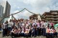 Ratusan Siswa SMP di Medan Rayakan Berakhirnya UN
