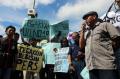 Puluhan Jurnalis Gelar Aksi Solidaritas di Mapolda Sumsel
