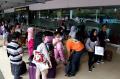 Arus Mudik di Bandara Halim Perdana Kusuma Belum Tampak