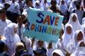 Ribuan Warga dan Pelajar Menggelar Aksi Solidaritas Rohingya