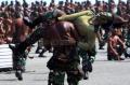 Defile Pasukan dan Atraksi Tempur Warnai Gladi Bersih HUT Ke-72 TNI