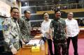 Menhan dan Panglima TNI Raker dengan Komisi I DPR