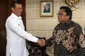 Bahas Ketahanan Nasional, Sekjen Wantannas Mayzen TNI Doni Monardo Temui Ketua DPD Oesman Sapta
