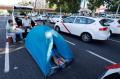 Unjuk Rasa Pengemudi Taksi Blokir Jalan Utama Madrid