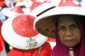 Pasangan Jokowi-Maruf Amin Kampanye di Karawang