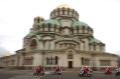 Sinterklas Naik Vespa Keliling Kota Sofia Bulgaria
