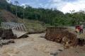 Jembatan di Kabupaten Lahat Putus Diterjang Banjir Bandang
