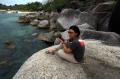 Menyusuri Keindahan Pantai Laskar Pelangi di Pulau Belitung