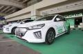 Grab Siapkan 20 Mobil Listrik Hyundai IONIQ di Bandara Soetta