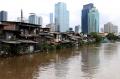 Kali Krukut Meluap, Banjir Rendam Permukiman Warga di Karet Tengsin
