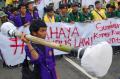 Mahasiswa Demo di DPR Tolak RUU Omnibus Law Cipta Kerja