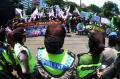 Ratusan Buruh Jateng Tolak Pengesahan RUU Omnibus Law