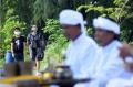 Pandemi Corona Tak Surutkan Prosesi Melasti  di Pantai Marina Semarang
