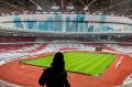 Stadion Utama GBK Tak Luput dari Penyemprotan Disinfektan